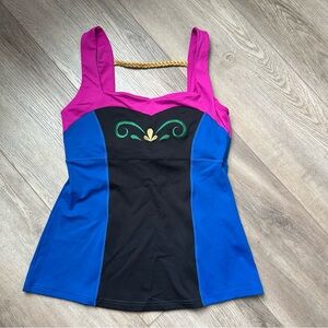 Crowned Athletics Snow Sister Frozen Anna Inspired Tank Top